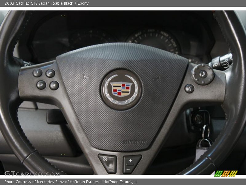 Sable Black / Ebony 2003 Cadillac CTS Sedan