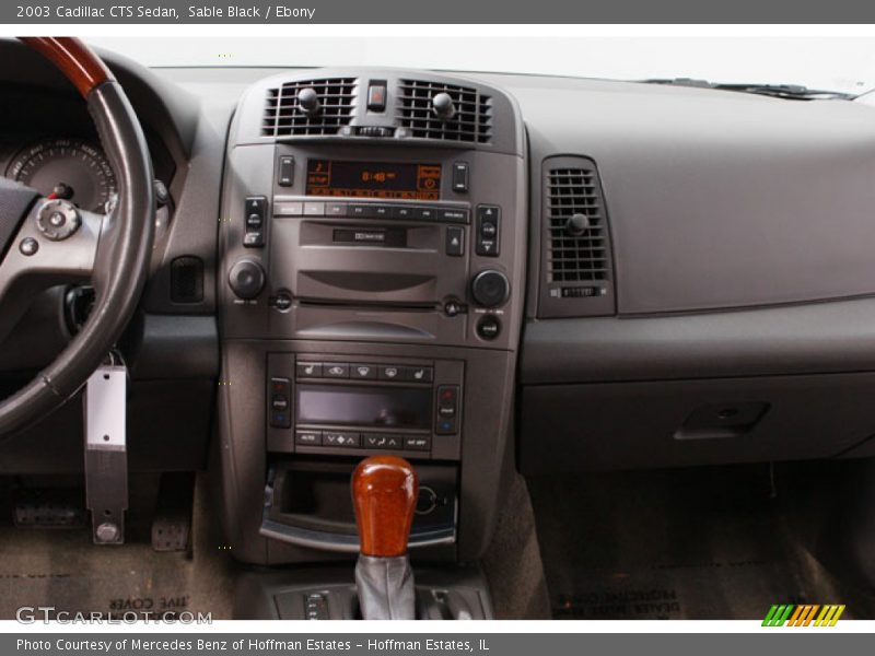 Sable Black / Ebony 2003 Cadillac CTS Sedan