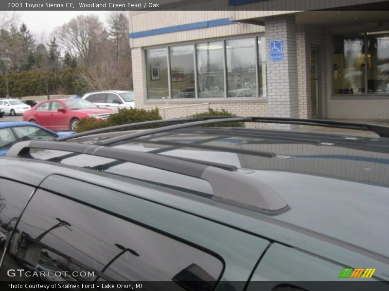 Woodland Green Pearl / Oak 2003 Toyota Sienna CE