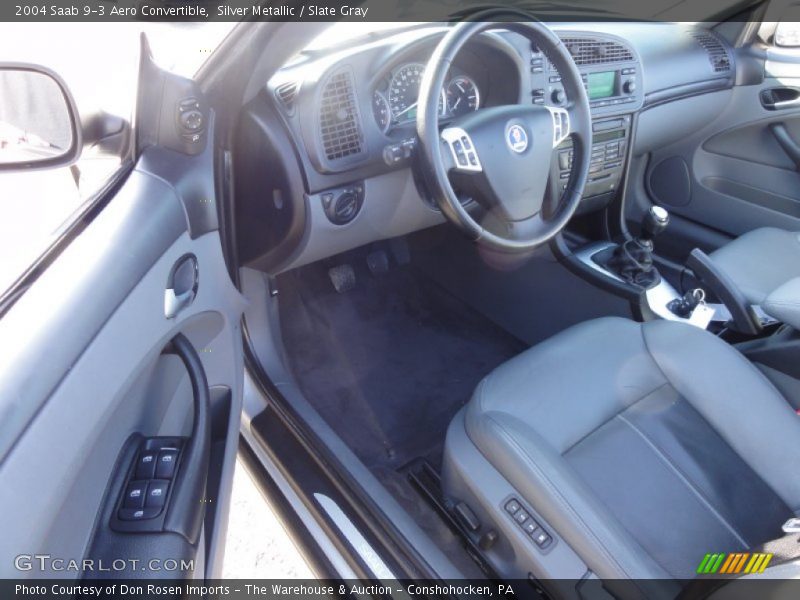  2004 9-3 Aero Convertible Slate Gray Interior
