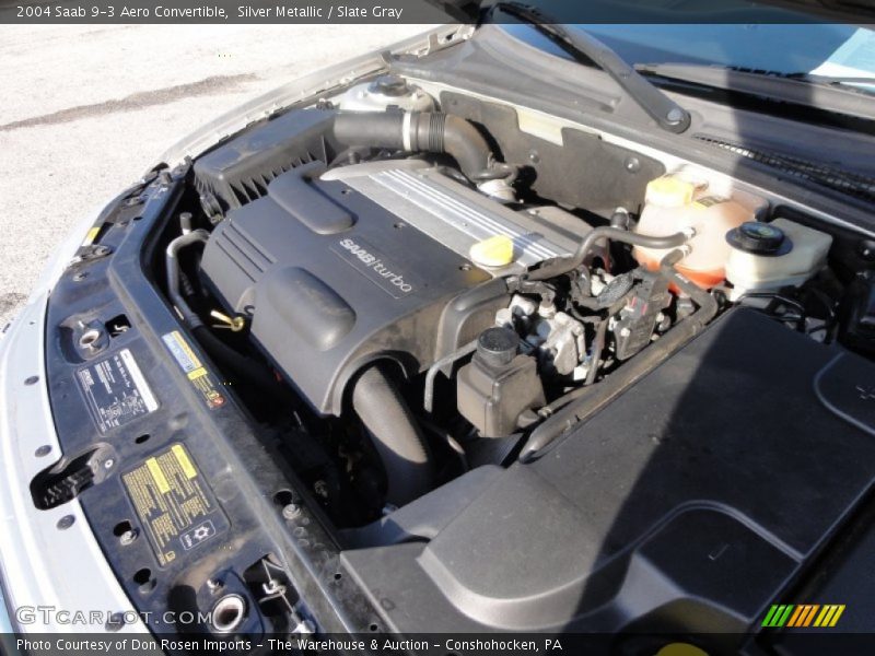  2004 9-3 Aero Convertible Engine - 2.0 Liter Turbocharged DOHC 16-Valve 4 Cylinder