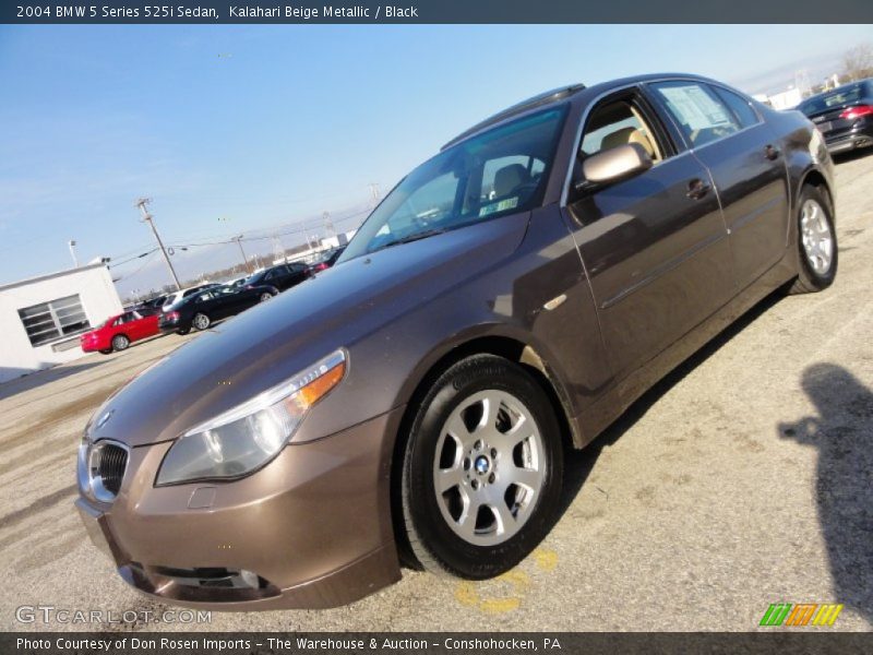 Kalahari Beige Metallic / Black 2004 BMW 5 Series 525i Sedan