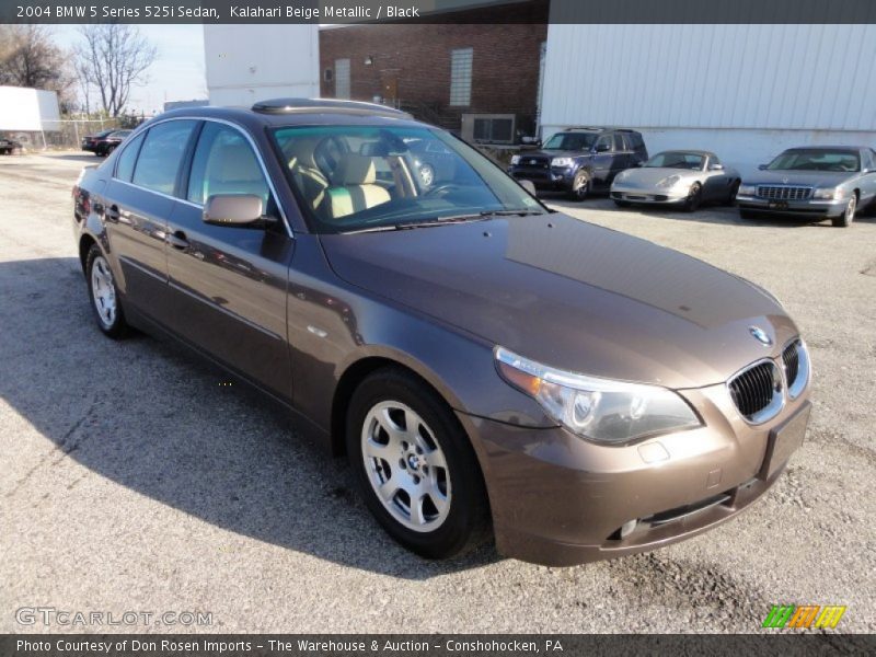 Kalahari Beige Metallic / Black 2004 BMW 5 Series 525i Sedan