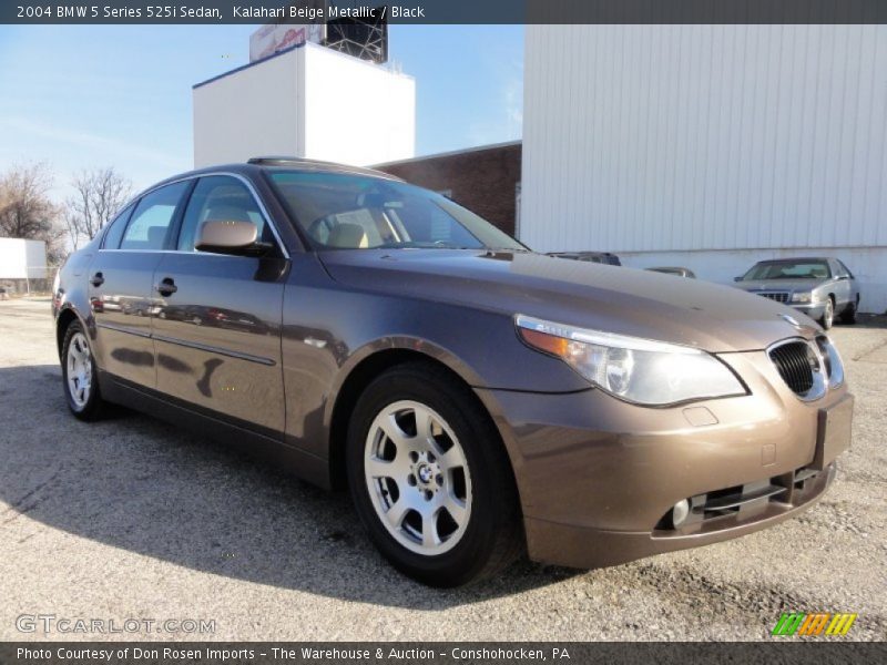 Kalahari Beige Metallic / Black 2004 BMW 5 Series 525i Sedan