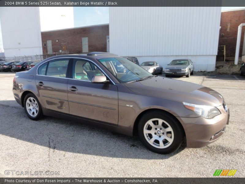 Kalahari Beige Metallic / Black 2004 BMW 5 Series 525i Sedan