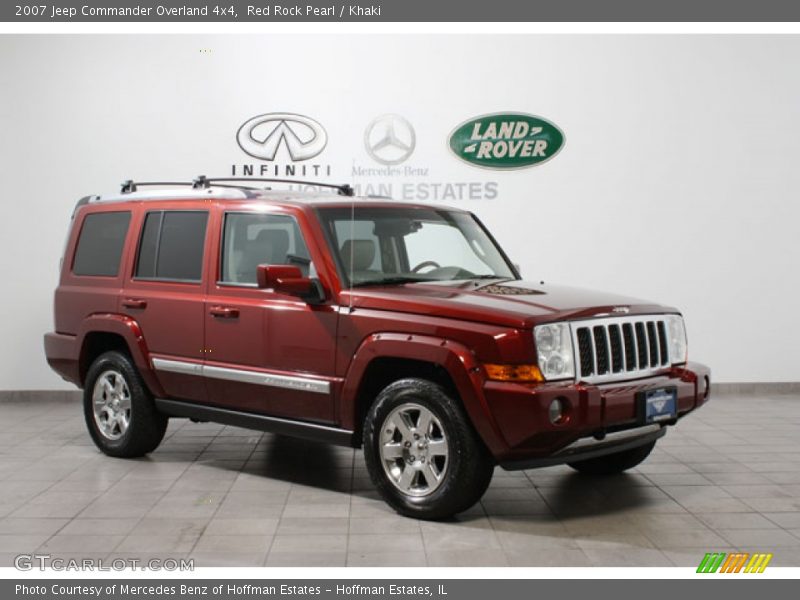 Red Rock Pearl / Khaki 2007 Jeep Commander Overland 4x4