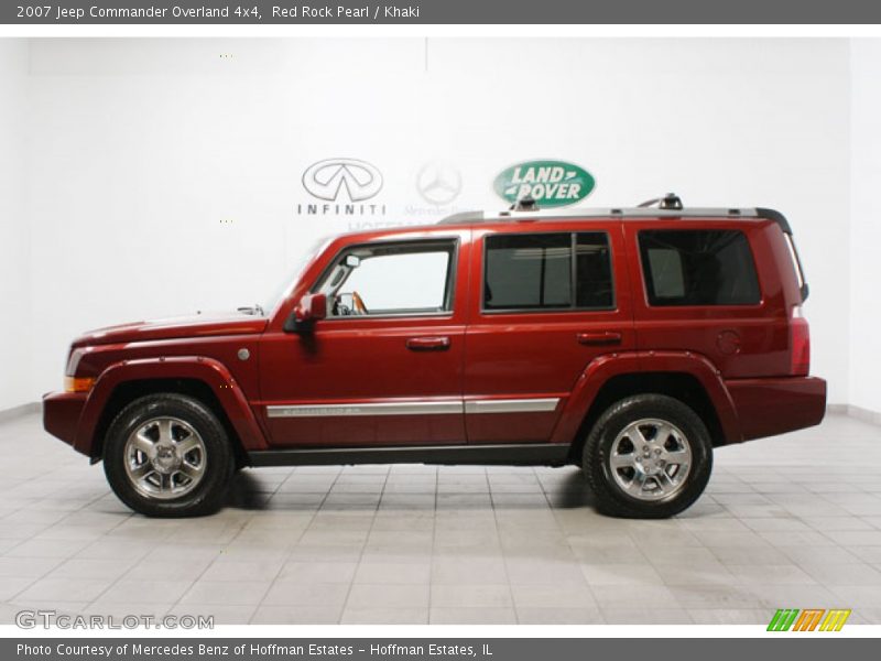Red Rock Pearl / Khaki 2007 Jeep Commander Overland 4x4