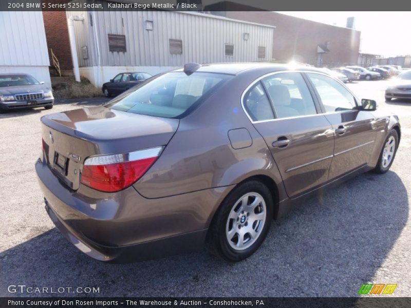Kalahari Beige Metallic / Black 2004 BMW 5 Series 525i Sedan