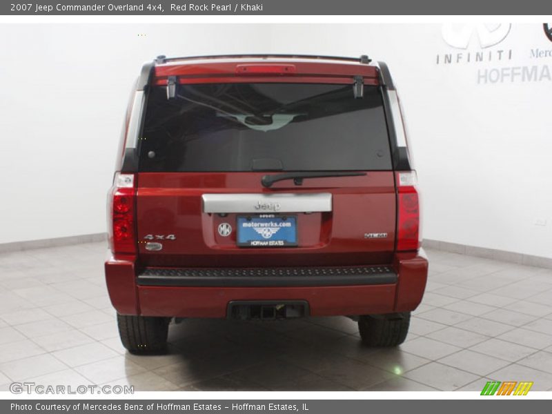 Red Rock Pearl / Khaki 2007 Jeep Commander Overland 4x4