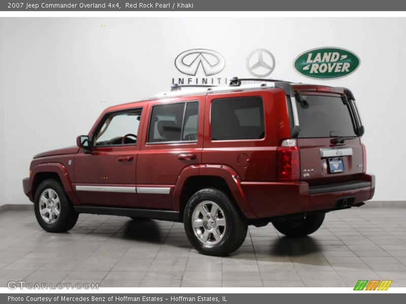 Red Rock Pearl / Khaki 2007 Jeep Commander Overland 4x4