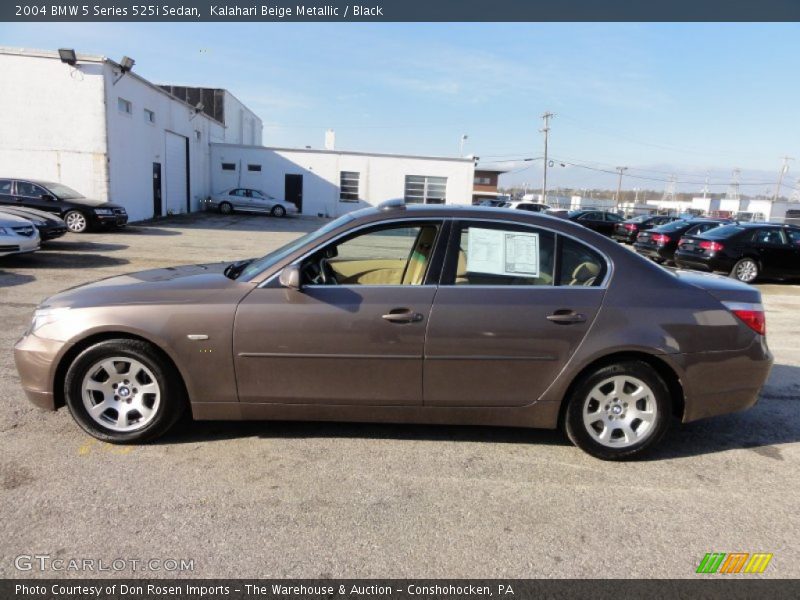 Kalahari Beige Metallic / Black 2004 BMW 5 Series 525i Sedan