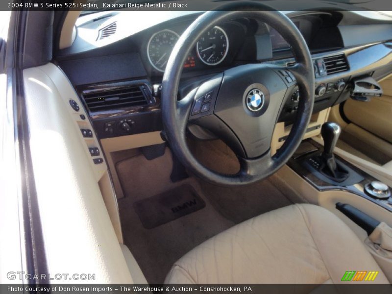 Kalahari Beige Metallic / Black 2004 BMW 5 Series 525i Sedan