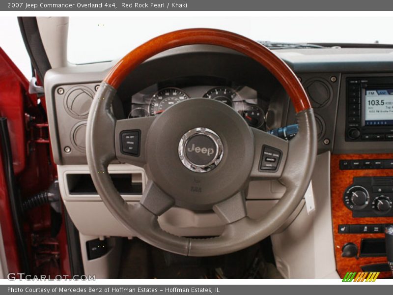 Red Rock Pearl / Khaki 2007 Jeep Commander Overland 4x4