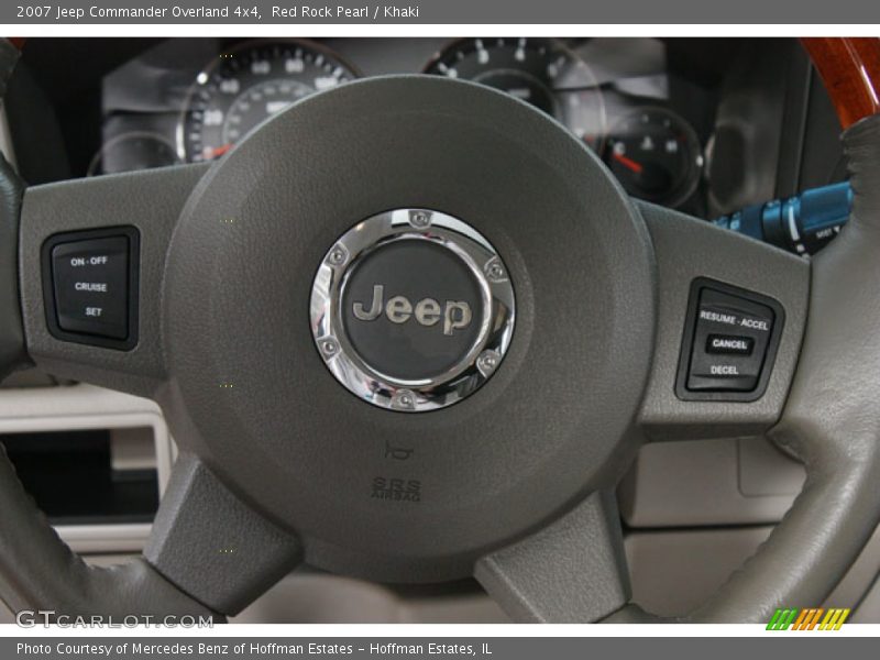 Red Rock Pearl / Khaki 2007 Jeep Commander Overland 4x4