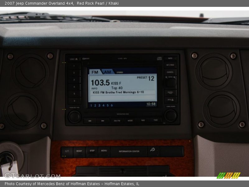 Red Rock Pearl / Khaki 2007 Jeep Commander Overland 4x4
