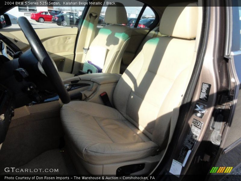 Kalahari Beige Metallic / Black 2004 BMW 5 Series 525i Sedan