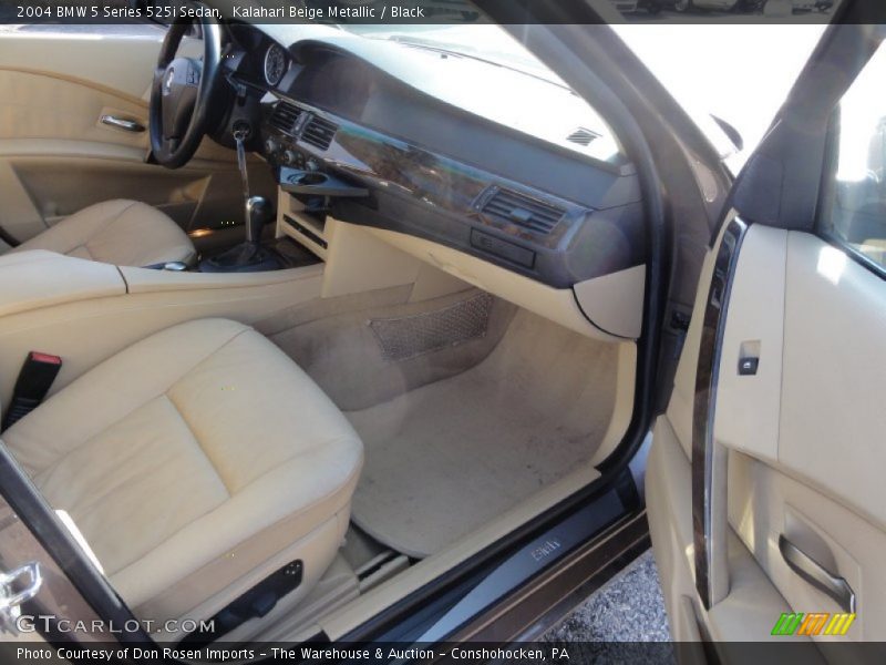 Kalahari Beige Metallic / Black 2004 BMW 5 Series 525i Sedan