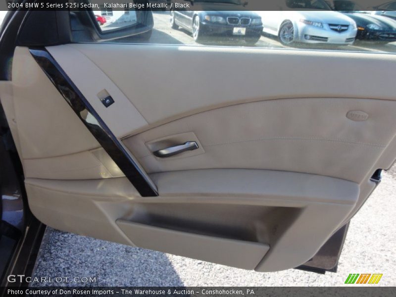 Kalahari Beige Metallic / Black 2004 BMW 5 Series 525i Sedan