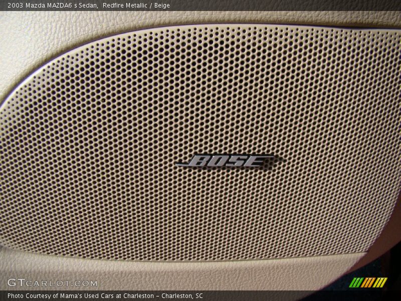 Redfire Metallic / Beige 2003 Mazda MAZDA6 s Sedan