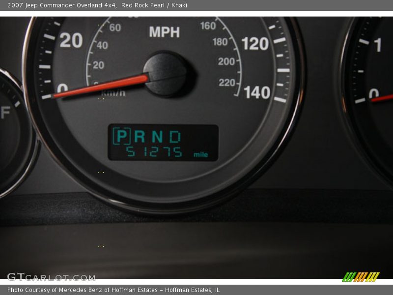Red Rock Pearl / Khaki 2007 Jeep Commander Overland 4x4