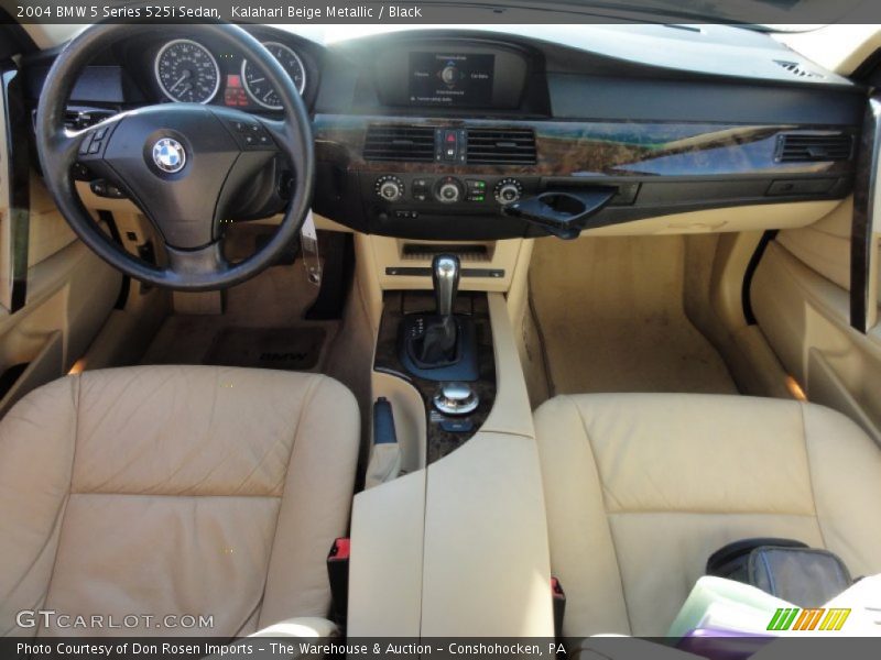 Kalahari Beige Metallic / Black 2004 BMW 5 Series 525i Sedan
