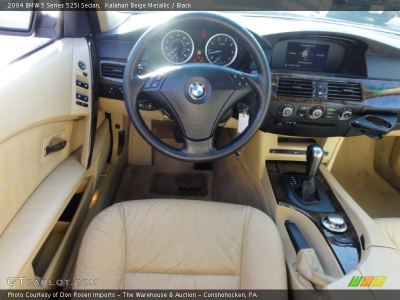 Kalahari Beige Metallic / Black 2004 BMW 5 Series 525i Sedan