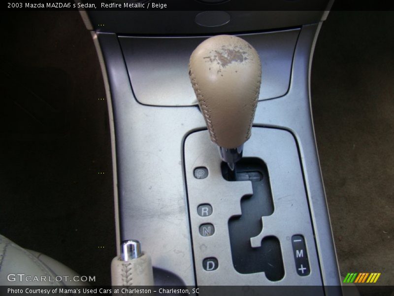 Redfire Metallic / Beige 2003 Mazda MAZDA6 s Sedan