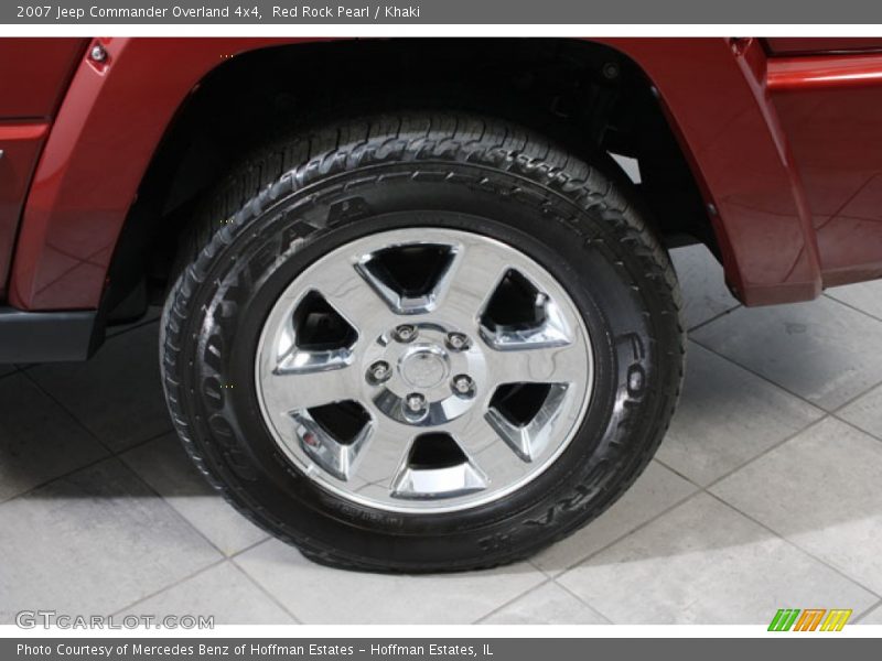 Red Rock Pearl / Khaki 2007 Jeep Commander Overland 4x4