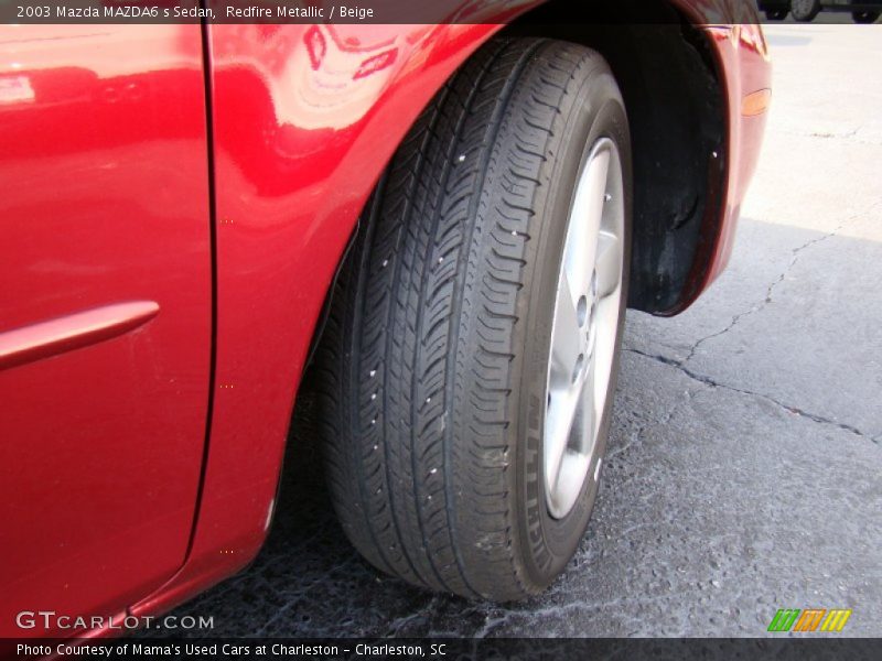 Redfire Metallic / Beige 2003 Mazda MAZDA6 s Sedan