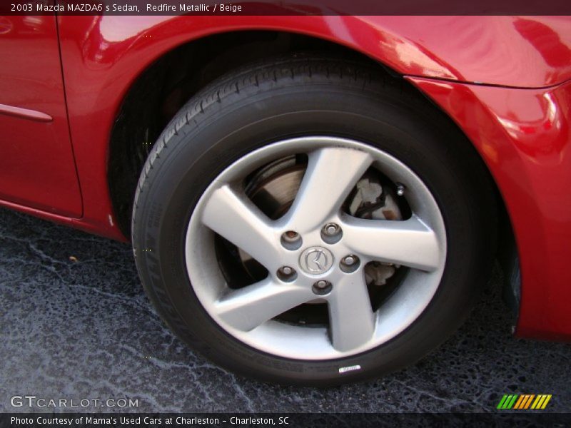 Redfire Metallic / Beige 2003 Mazda MAZDA6 s Sedan