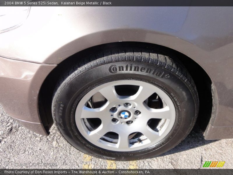 Kalahari Beige Metallic / Black 2004 BMW 5 Series 525i Sedan