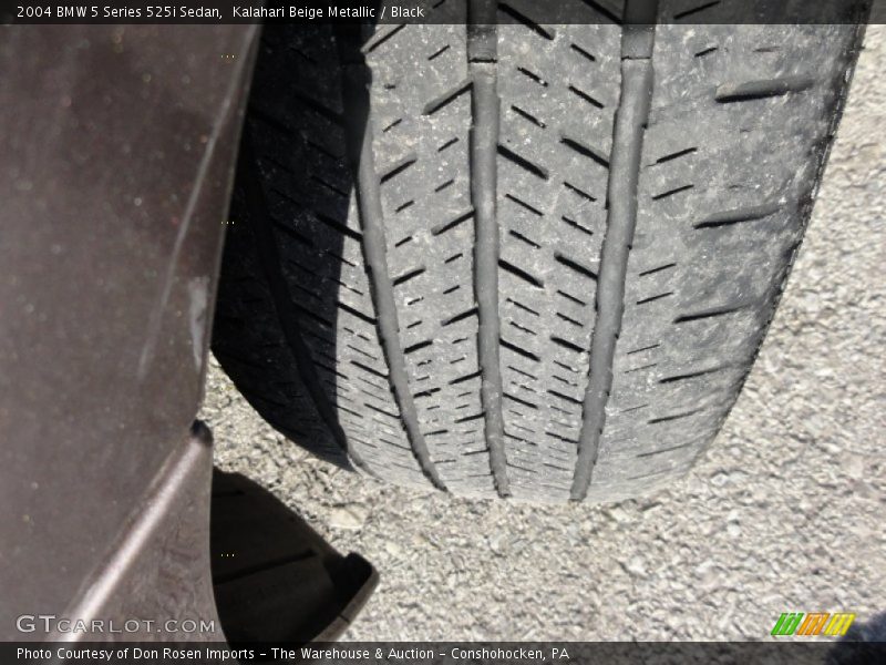 Kalahari Beige Metallic / Black 2004 BMW 5 Series 525i Sedan