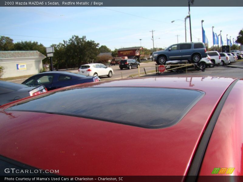 Redfire Metallic / Beige 2003 Mazda MAZDA6 s Sedan
