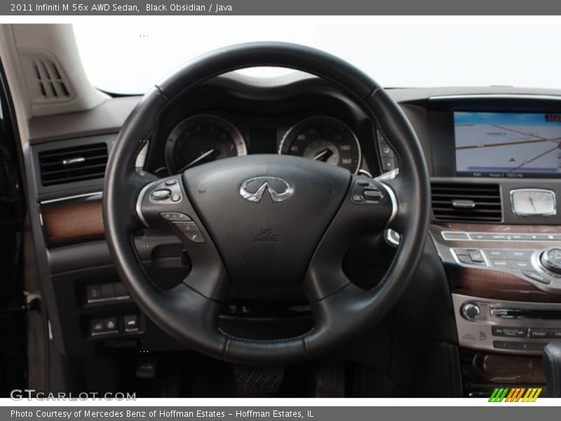 Black Obsidian / Java 2011 Infiniti M 56x AWD Sedan