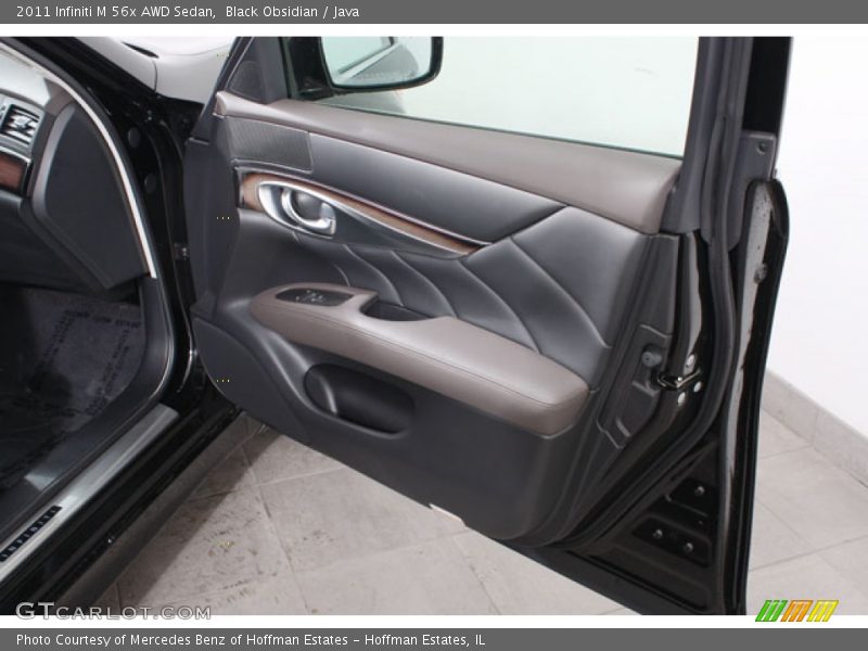 Black Obsidian / Java 2011 Infiniti M 56x AWD Sedan