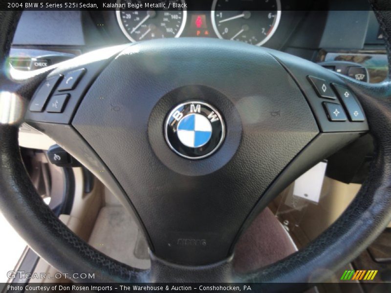 Kalahari Beige Metallic / Black 2004 BMW 5 Series 525i Sedan