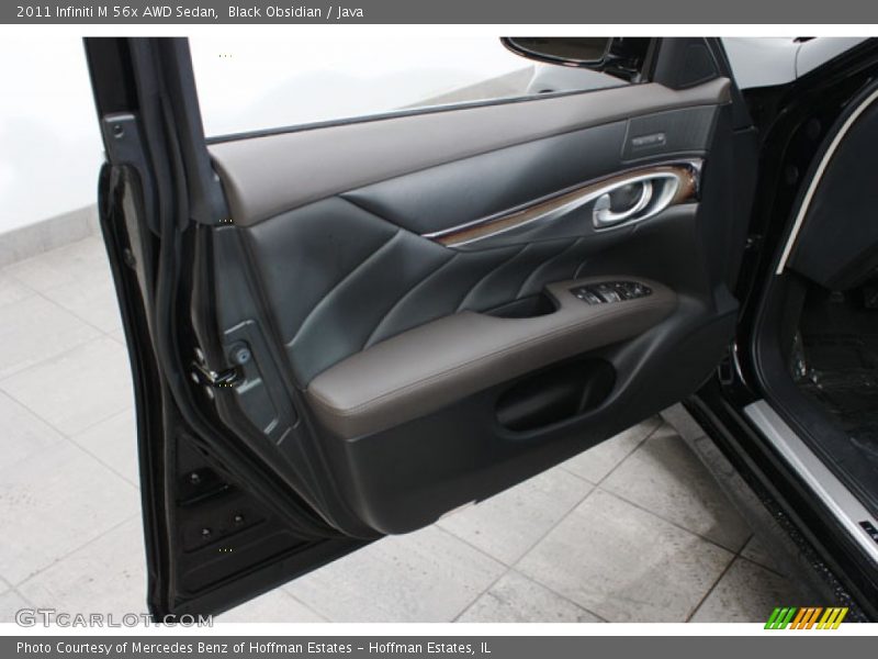 Black Obsidian / Java 2011 Infiniti M 56x AWD Sedan