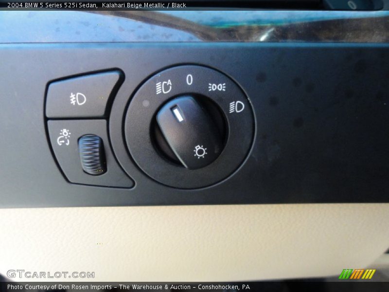 Kalahari Beige Metallic / Black 2004 BMW 5 Series 525i Sedan