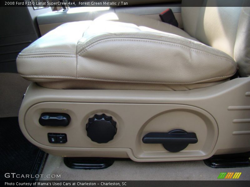 Forest Green Metallic / Tan 2008 Ford F150 Lariat SuperCrew 4x4