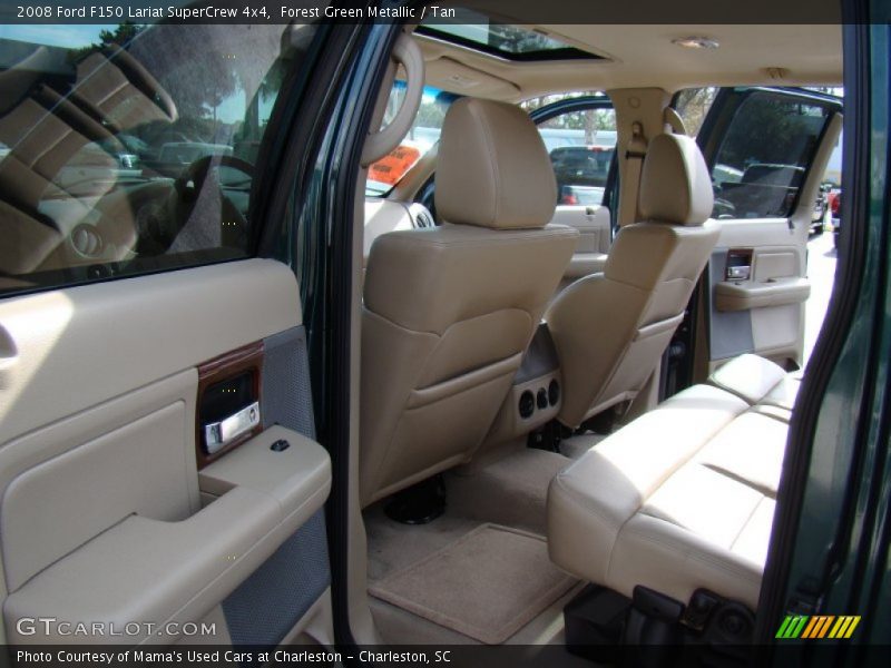 Forest Green Metallic / Tan 2008 Ford F150 Lariat SuperCrew 4x4