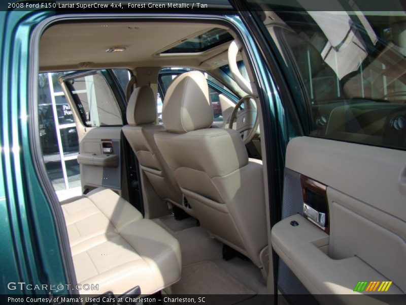 Forest Green Metallic / Tan 2008 Ford F150 Lariat SuperCrew 4x4