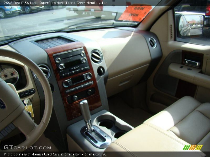 Forest Green Metallic / Tan 2008 Ford F150 Lariat SuperCrew 4x4
