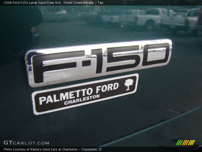 Forest Green Metallic / Tan 2008 Ford F150 Lariat SuperCrew 4x4