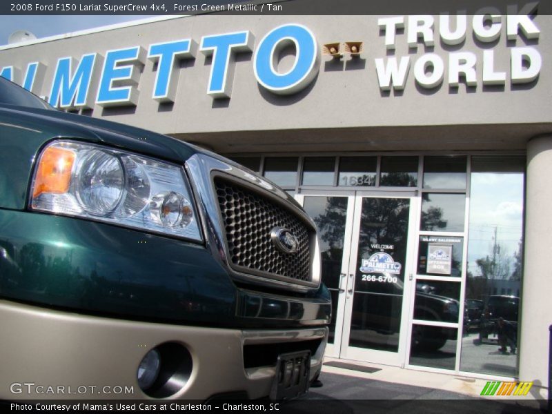 Forest Green Metallic / Tan 2008 Ford F150 Lariat SuperCrew 4x4