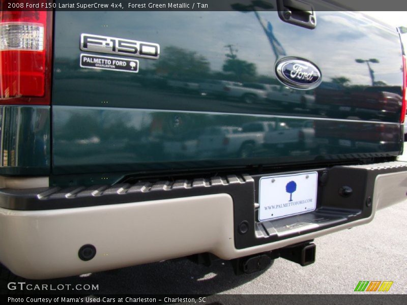 Forest Green Metallic / Tan 2008 Ford F150 Lariat SuperCrew 4x4