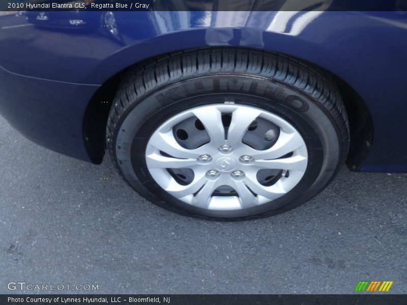 Regatta Blue / Gray 2010 Hyundai Elantra GLS