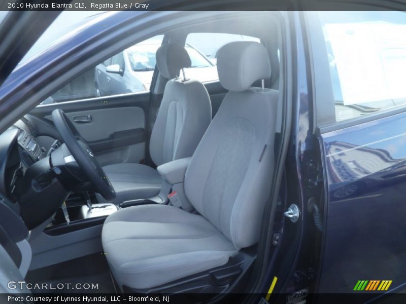 Regatta Blue / Gray 2010 Hyundai Elantra GLS