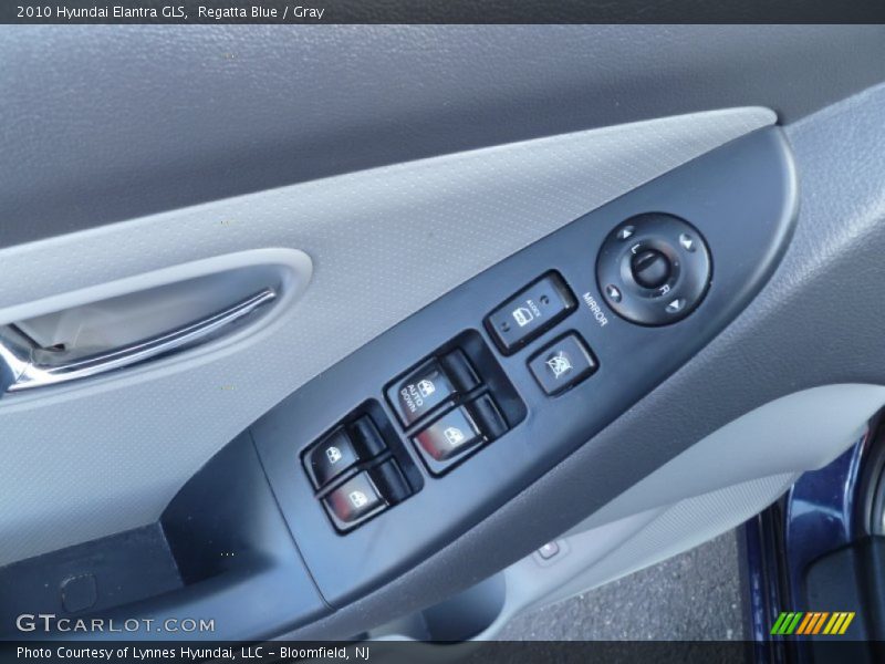 Regatta Blue / Gray 2010 Hyundai Elantra GLS
