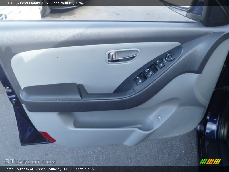 Regatta Blue / Gray 2010 Hyundai Elantra GLS