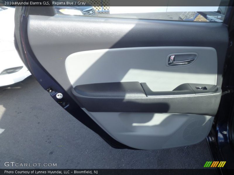 Regatta Blue / Gray 2010 Hyundai Elantra GLS
